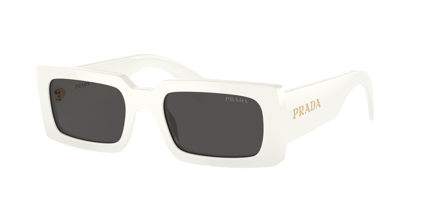 PRADA-A07S/S 1425S0 TALC(DARK GREY 52*20, Blanc, hi-res image number 0