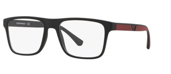 EMPORIO-4115/S 5042/1W MATTE (CLIP) BLACK 54*18, Negre-Vermell, hi-res 2