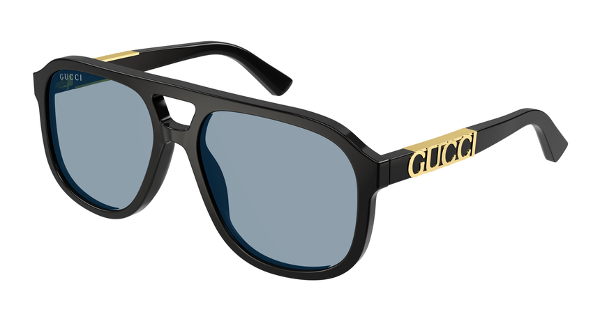 GUCCI-1188S/S 004 BLACK(BLUE 58*17, Negre, hi-res image number 0