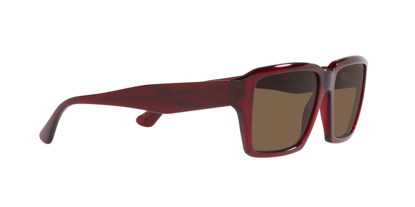 EMPORIO-4186/S 507573 SHINY TRANSPARENT RED(DARK BROWN 58*17, Vermell, hi-res 3