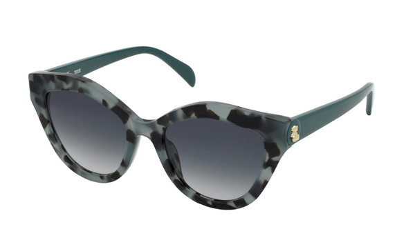 TOUS-C18/S 06YT AVANA VERDE ACQUAMARINA LUCIDA/SMOKE GRADIENT 53*19, Havana verd, hi-res 0