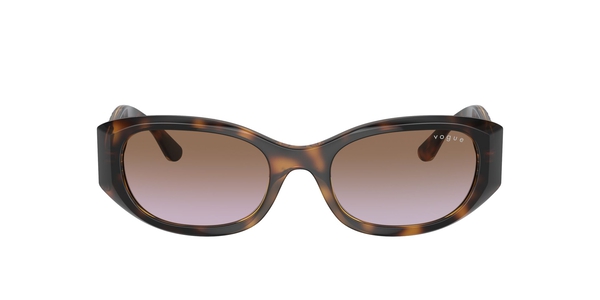 VOGUE-5525/S W65668 DARK HAVANA(VIOLET GRADIENT BROWN 52*19, Havana, hi-res 1