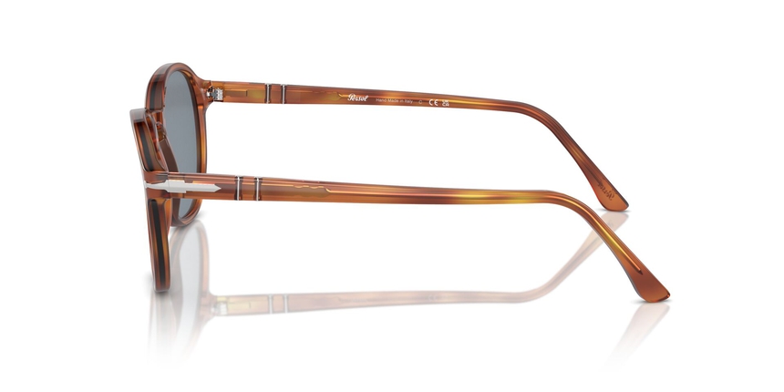 PERSOL-3343S/S 96/56 TERRA DI SIENA(LIGHT BLUE 53*21, Marró, hi-res image number 2