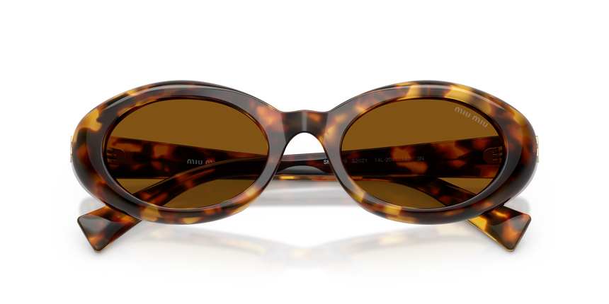 MIUMIU- B09S/S 14L20V HONEY HAVANA(DARK BRONZE 52*21, Havana, hi-res image number 4