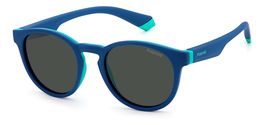 POLAROID-KIDS-8048/S 465*M9 AZURE GREEN(GREY POLARIZED 45*18, Blau, hi-res image number 0