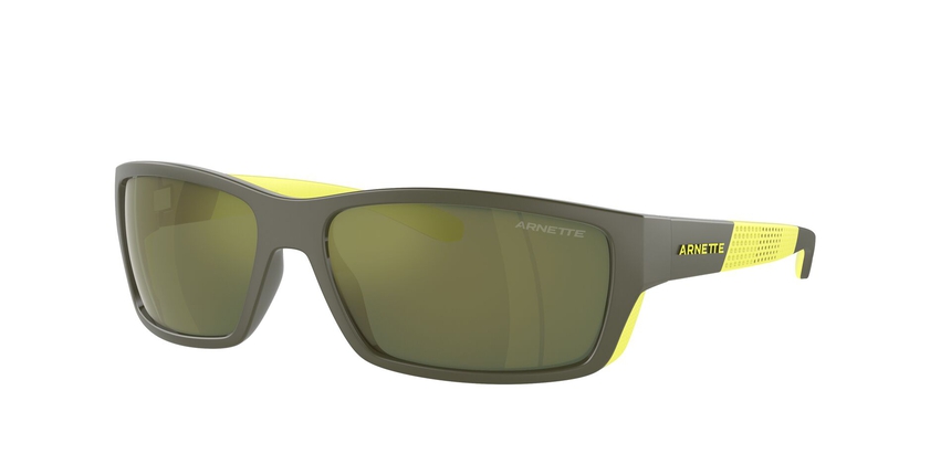 ARNETTE-4336 28546R MILITARY/LIME MATTE/SHINY(DARK GREEN MIRROR PETROL 61*15, Verd, hi-res image number 0