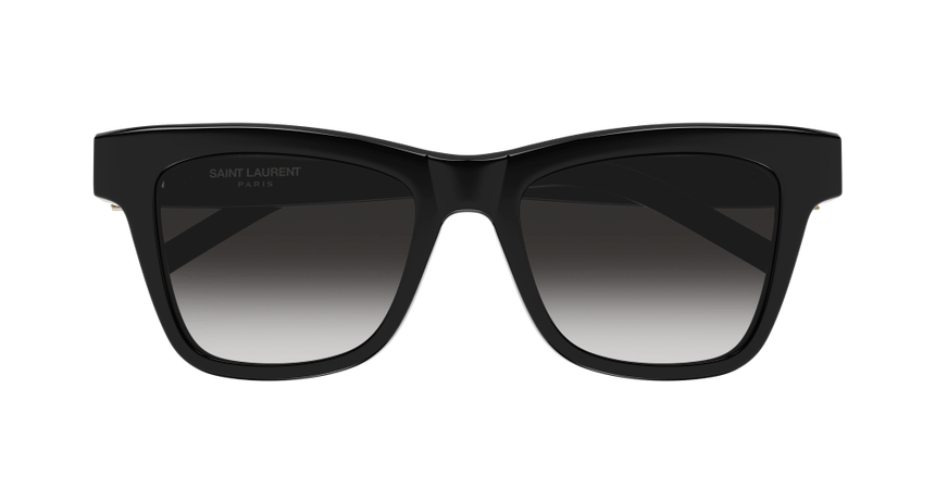 SAINT-LAURENT-SLM106/S 002 BLACK/BLACK (GREY) 52*18, Negre, hi-res image number 1