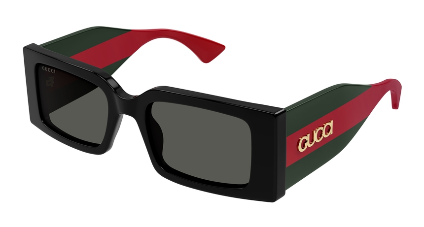 GUCCI-1860S/S 001 BLACK-GREEN-GREY 52*20, , hi-res image number 0
