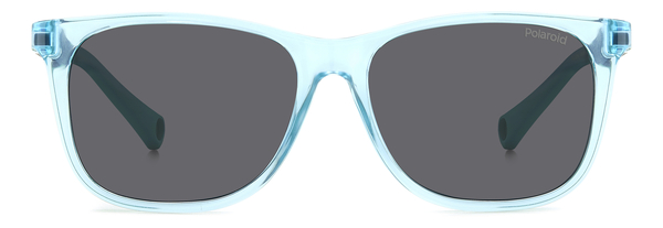 POLAROID-KIDS-8058/S MVU*M9 AZURE(GREY POLARIZED 48*13, Blau, hi-res 1