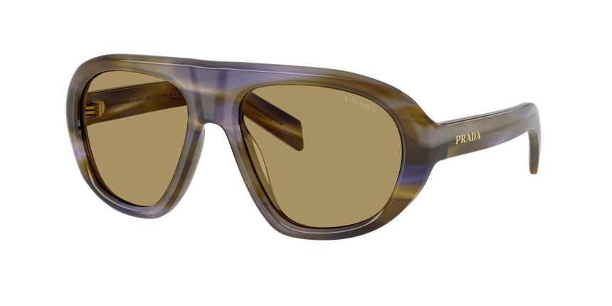 PRADA- C05S/S 23G70G STRIPED LAGUNA(GREEN OLIVE 57*18, , hi-res image number 0