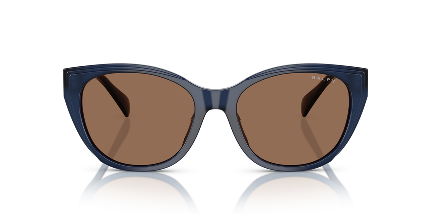 RALPH-5324U/S 605973 SHINY TRANSPARENT OPAL BLU(BROWN 56*18, Blau, hi-res image number 1