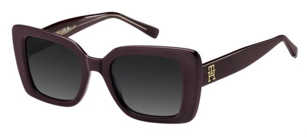 TOMMYHILFIGER-TH2341/S/S LHF*9O BURGUNDY2(DARKGREYSHADED 51*21, Violeta, hi-res 0