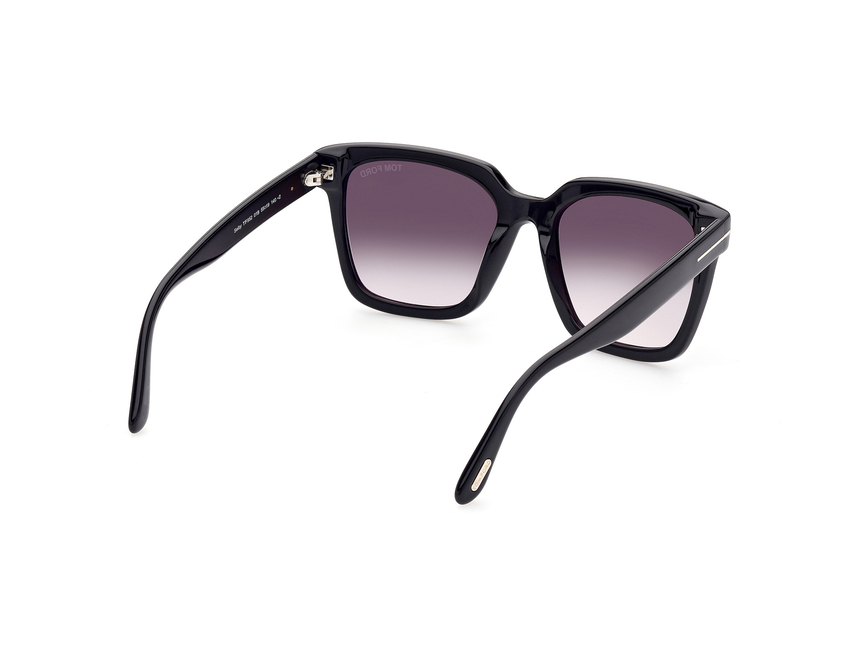 TOMFORD-0952/S 01B shiny black  (gradient smoke 55*19, Negre, hi-res image number 3