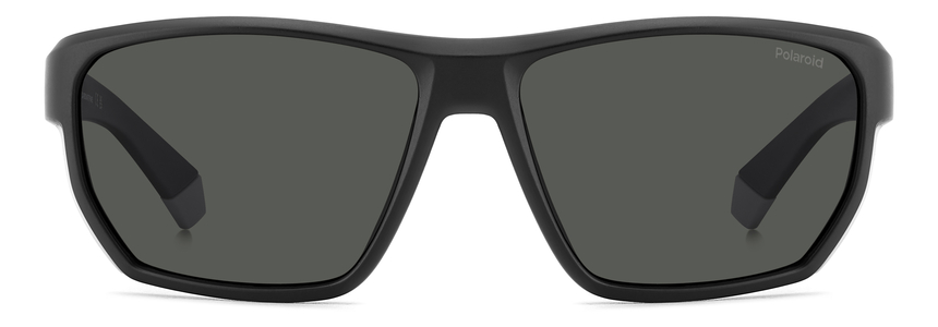 POLAROID-7057/S 003*M9 MATTE BLACK(GREY POLARIZED 60*15, Negre mat, hi-res image number 1