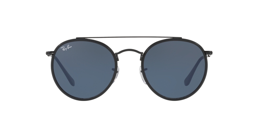 RAY-BAN ROUND DOUBLE BRIDGE RB 3647N 002/R5, Negre, hi-res image number 1