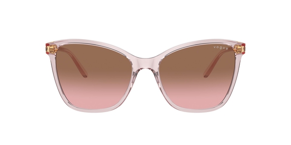 VOGUE-5520/S 294214 TRANSPARENT PINK(PINK GRADIENT BROWN 56*17, Rosa transparent, hi-res 1