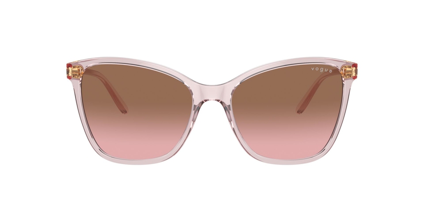 VOGUE-5520/S 294214 TRANSPARENT PINK(PINK GRADIENT BROWN 56*17, Rosa transparent, hi-res image number 1