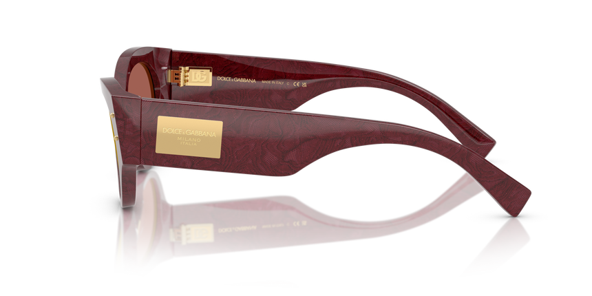 GABBANA-4480/S 3442D0 BORDEAUX LACE(DARK VIOLET MIRROR RED 53*19, , hi-res image number 2