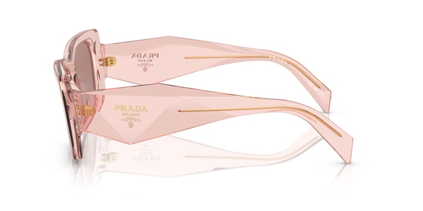 PRADA-08YS/S 19Q10D TRANSPARENT PEACH(LIGHT BROWN 51*18, Peach transparent, hi-res 2