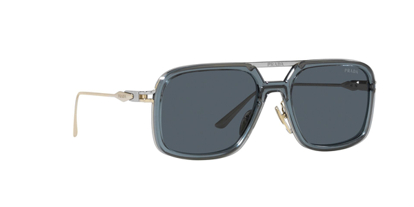 PRADA-57ZS/S 19F09T TRANSPARENT GRAPHITE(DARK GREY 55*19, Gris, hi-res 3 PRADA-57ZS/S 19F09T TRANSPARENT GRAPHITE(DARK GREY 55*19, Gris, hi-res 3