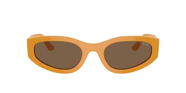 VOGUE-5585/S 315973 FULL OCHER/DARK BROWN 54*22, Ocre, hi-res 1