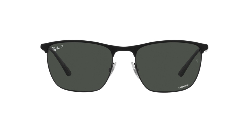 RB-3686 186/K8 MATTE BLACK ON BLACK(POLAR DARK GREY 57*19, Negre, hi-res image number 1