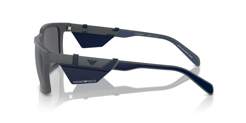 EMPORIO-4219/S 610387 MATTE DARK GREY(POLAR GREY 57*18, Gris mat, hi-res image number 2