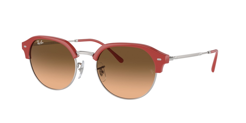 RB-4429 67223B RED ON SILVER(BIANCO UV400 H2F ROSA 55*20, Vermell | Plata, hi-res image number 0