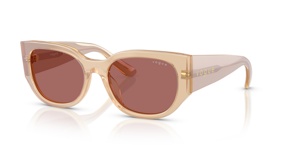 VOGUE-5641SU/S 323469 TRANSPARENT PEARL CREAM 53*18, Perla transparent, hi-res 0