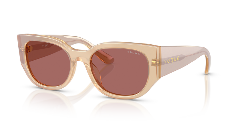 VOGUE-5641SU/S 323469 TRANSPARENT PEARL CREAM 53*18, Perla transparent, hi-res image number 0