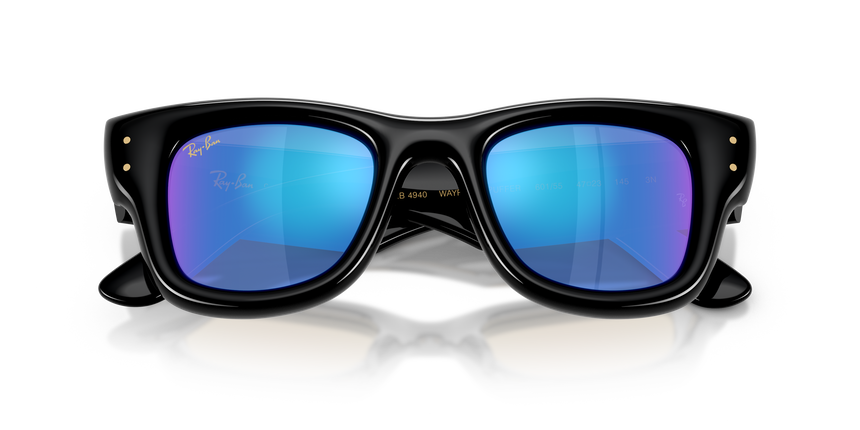 RB-4940 601/55 BLACK(LIGHT GREEN MIRROR BLUE 50*23, Negre, hi-res image number 4