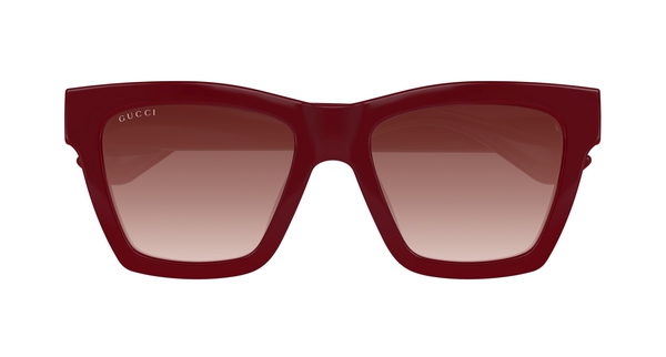 GUCCI-1714S/S 003 BURGUNDY-BURGUNDY-RED 54*19, Granat, hi-res 1