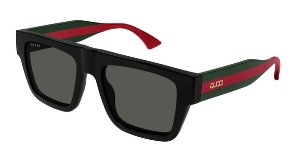 GUCCI-1868S/S 001 BLACK-GREEN-GREY 53*19, , hi-res 0