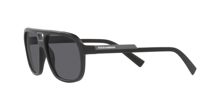 GABBANA-6179/S 252581 MATTE BLACK(POLAR DARK GREY 58*16, Negre, hi-res image number 10