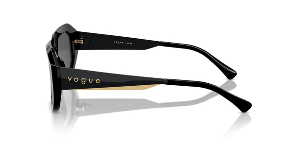 VOGUE-5554/S W44/87 BLACK/DARK GREY 54*18, Negre, hi-res 2