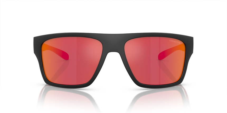 ARNETTE-4330 27536Q BLACK(DARK GREY MIRROR RED/YELLOW 63*17, Negre, hi-res image number 1