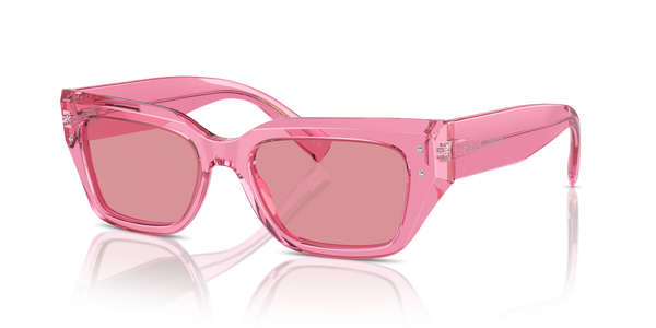 GABBANA-4462/S 314830 TRANSPARENT PINK(PINK MIRROR INTERNAL SILVER 52*18, Rosa transparent, hi-res 0