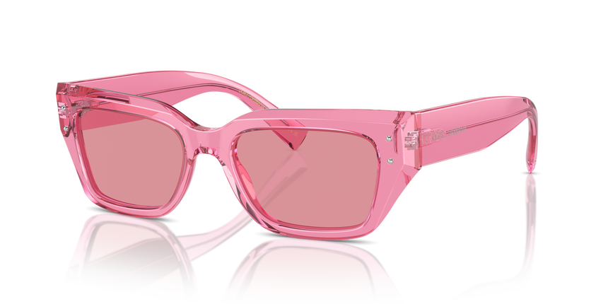 GABBANA-4462/S 314830 TRANSPARENT PINK(PINK MIRROR INTERNAL SILVER 52*18, Rosa transparent, hi-res image number 0