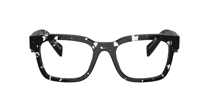 PRADA-A10V/G 15O1O1 HAVANA BLACK/TRANSPARENT 51*20, Transparent negre havana, hi-res image number 1