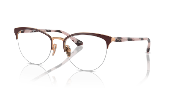 VOGUE-4304/G 5170 TOP BORDEAUX/ROSE GOLD 51*18, , hi-res 0