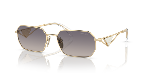 PRADA-A51S/S ZVN30C PALE GOLD (GRAD BLUE MIRROR INT SILVER) 58*17, Or pàlid, hi-res 0