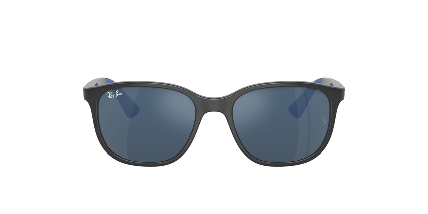 RJ-9078S 715155 GRAY ON RUBBER BLU(DARK BLUE MIRROR BLUE 48*16, Gris | Blau, hi-res image number 1