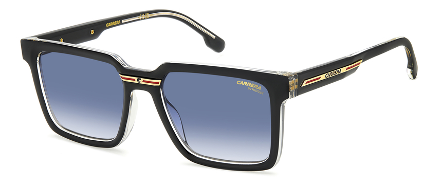 CARRERA-VICTORY-C-02/S 7C5*08 BLACK CRYSTAL(DK BLUE SHADED 54*19, Negre | Transparent, hi-res image number 0