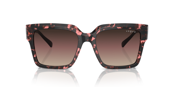 VOGUE-5553/S 3148E2 RED TORTOISE(BROWN GRAD PURPLE GRAD BLACK 54*19, Vermell havana, hi-res 1