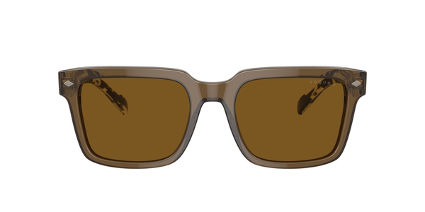 VOGUE-5573/S 314483 TRANSPARENT OLIVE GREEN(DARK BROWN POLAR 55*20, Verd transparent, hi-res 1