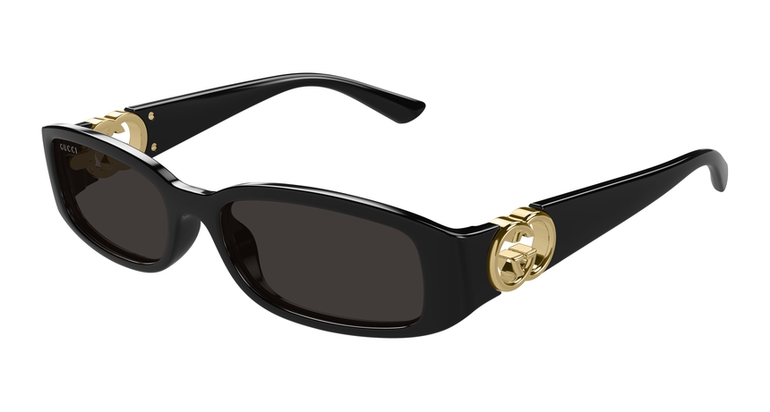 GUCCI-1661S/S 001 BLACK/BLACK (BLACK 54*16, Negre, hi-res image number 0