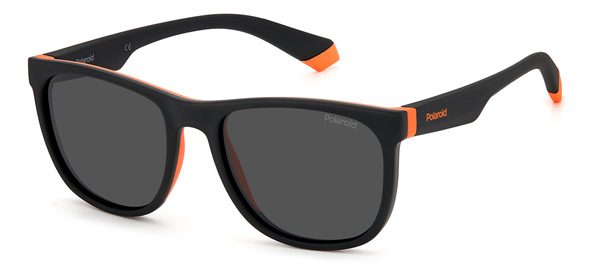 POLAROID-KIDS-8049/S 8LZ*M9 BLACK ORANGE(GREY POLARIZED 49*16, Negre, hi-res 0
