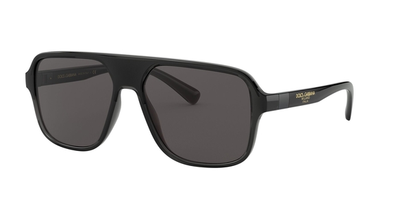 GABBANA-6134/S 325787 TRANSPARENT GREY/BLACK(GREY 57*16, Negre, hi-res 0