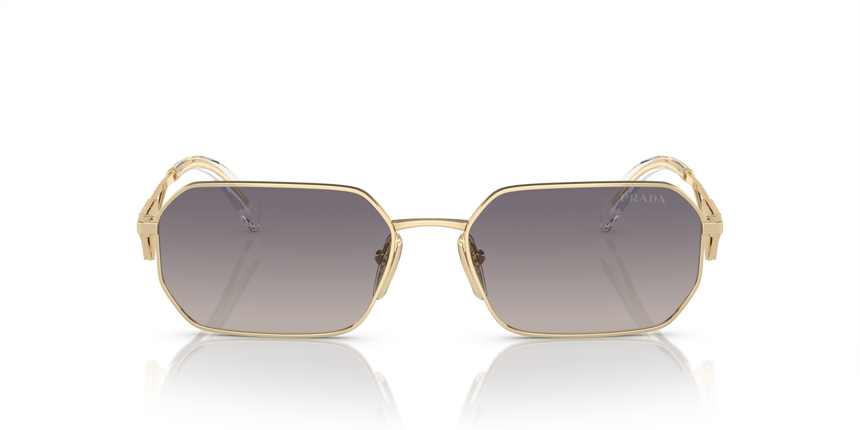 PRADA-A51S/S ZVN30C PALE GOLD (GRAD BLUE MIRROR INT SILVER) 58*17, Or pàlid, hi-res image number 1
