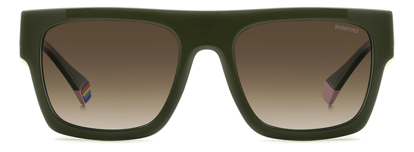 POLAROID-6224/S/X/S 1ED*LA GREEN(BROWN SHADED POLARIZED 54*20, Verd, hi-res 1